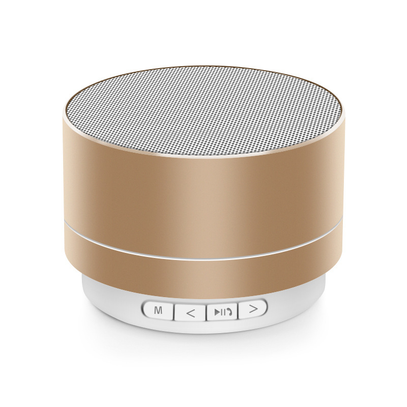 Draagbare Bluetooth Luidspreker met Stereo Geluid Draadloze Pairing Subwoofer voor Thuis Buiten compatibel met iPhone Android telefoons: Rose Gold