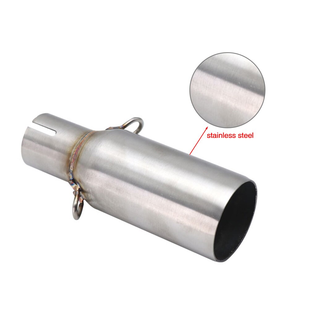 ZSDTRP For Piaggio MP3 125 BEVERLY 125 300 X10 125 12-16 Slip-on Motorcycle Exhaust Muffler Middle Link Pipe