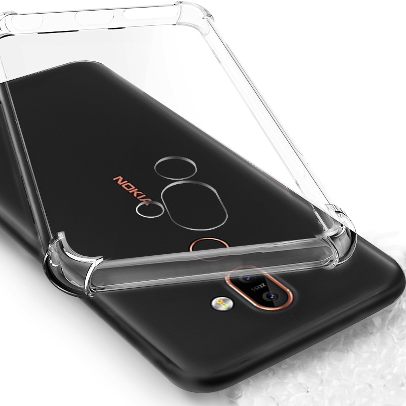 Flexible Soft Case For Nokia 2.2 8.1 1 3.1 5.1 Plus 4.2 3.2 9 PureView X7 7.1 Shockproof Transparent Silicone Phone Case