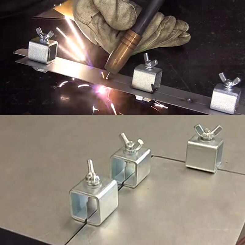 Locking Clamps,Welding Clamps Weld Sheet Metal Butt Clamps for Car Door Skin Panel, Auto Metal Sheet Plate Butt Joint Weld Solde