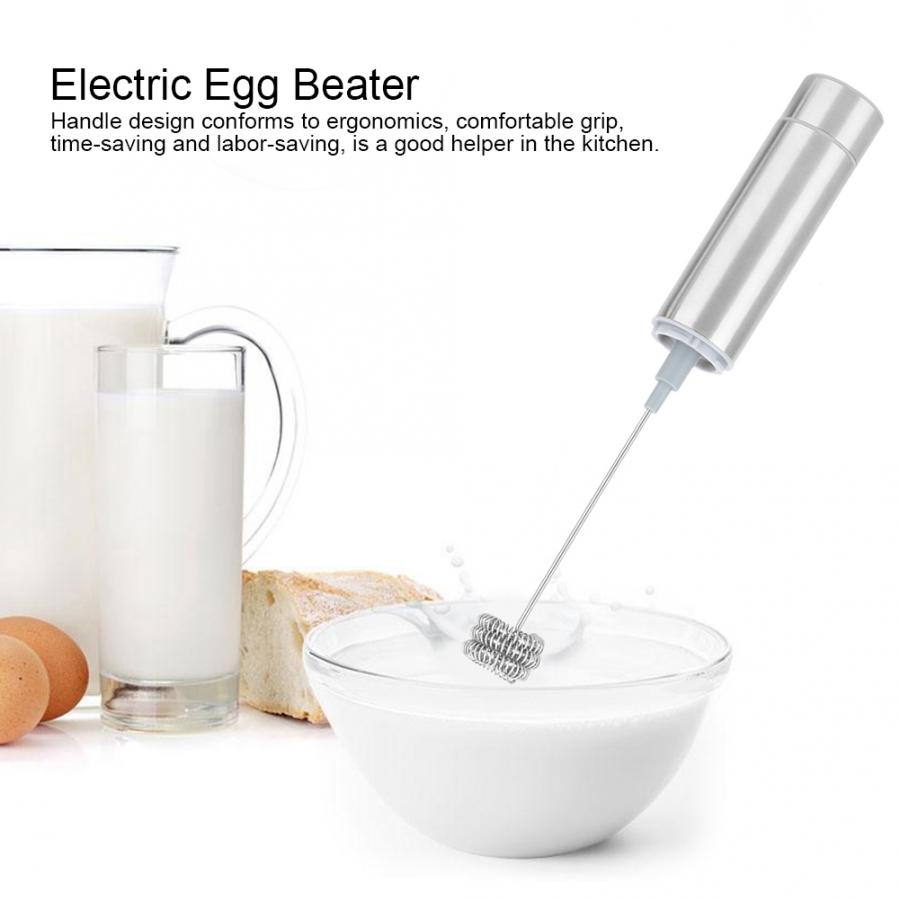 Mælkeskummer husholdning mini elektrisk håndholdt æg vispemaskine automatisk mælkeskummer mixer blender køkken elektrisk æg visp