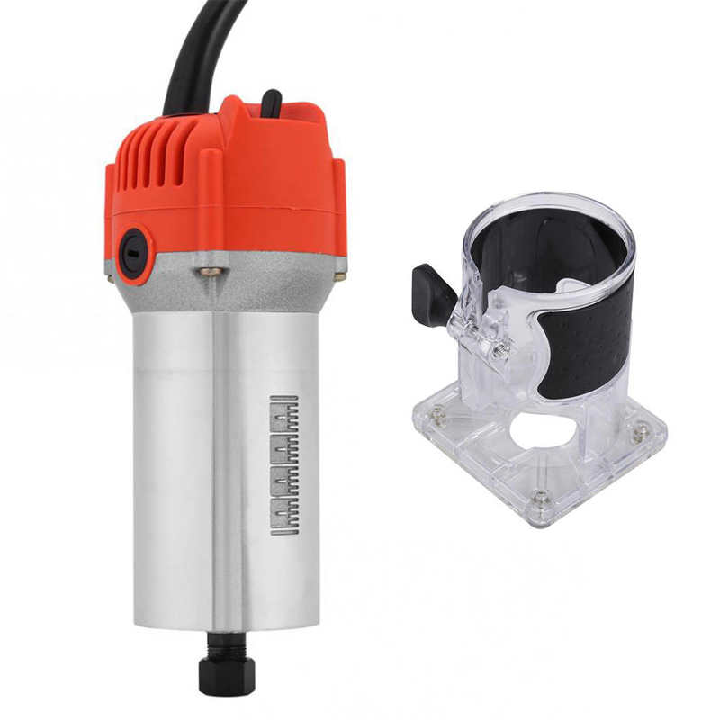 EU 220V 580W 30000R/MIN Electric Hand Wood Trimmer Laminator Router Woodworking Tools Set