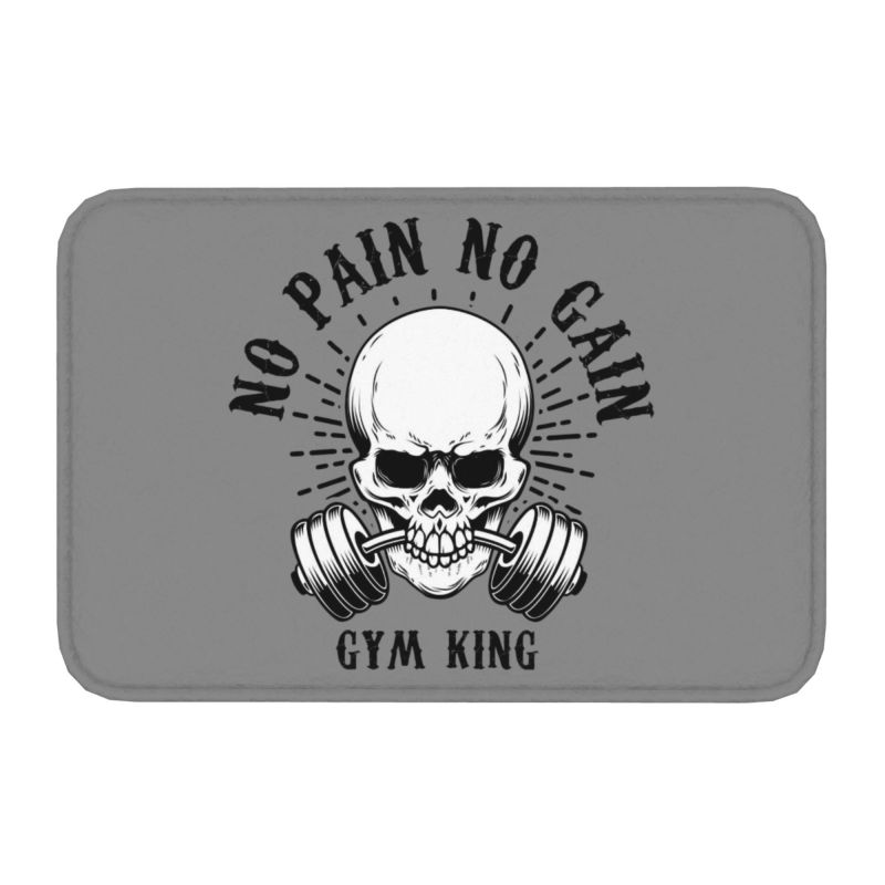 Eat, Sleep, Train, Repeat Fitness, Motivational Quotes Rug Doormat Kitchen Bathroom Fitness Room Entrance: 40cmx60cm / PURPLE