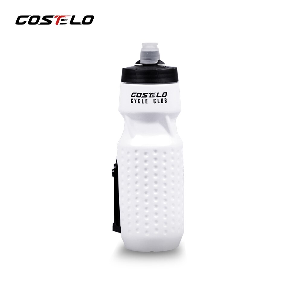 Innovation costelo magnetisk cykelflaskeholder burholder cykel cykel vandflasker sport vandflaske ,710ml kolbe presning: Hvid 1 stk