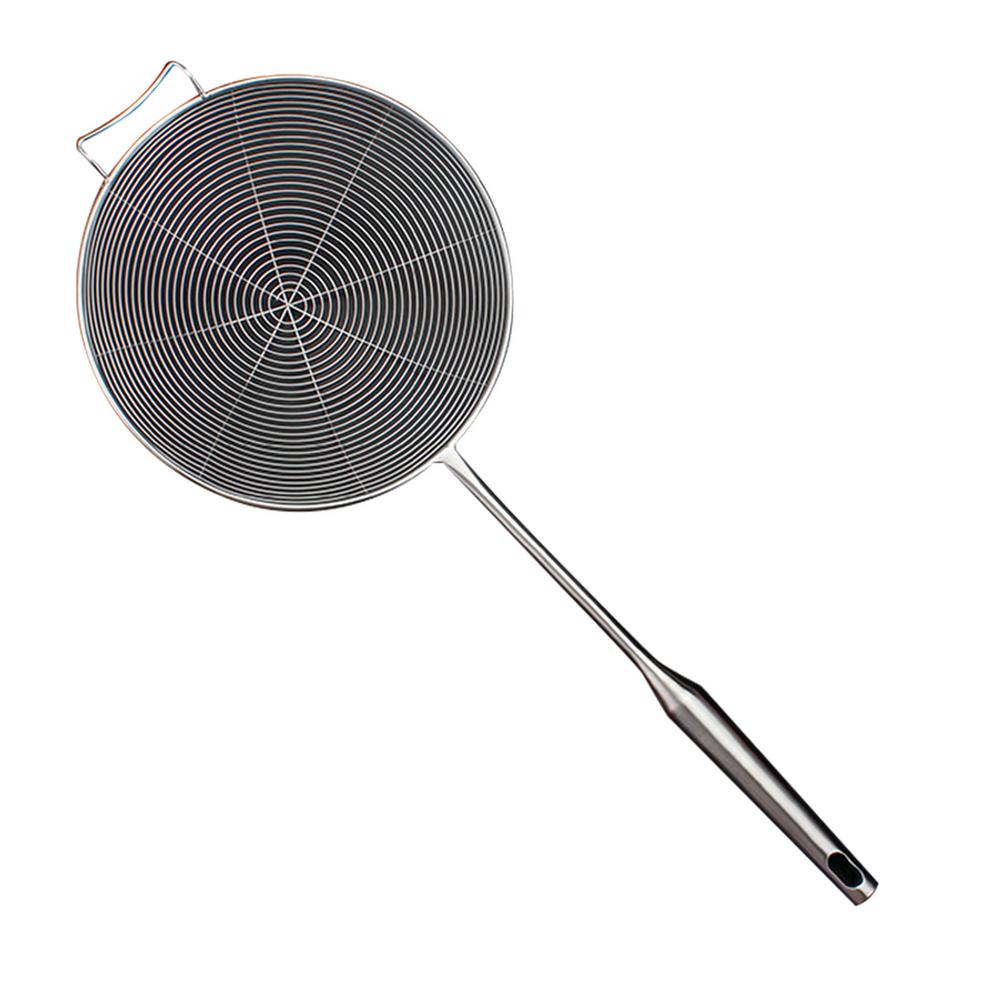 Zeef Skimmer, RVS Spider Zeef, Pollepel voor Pasta, Spaghetti, Noedels en Frituren in Keuken - 6 Bowl