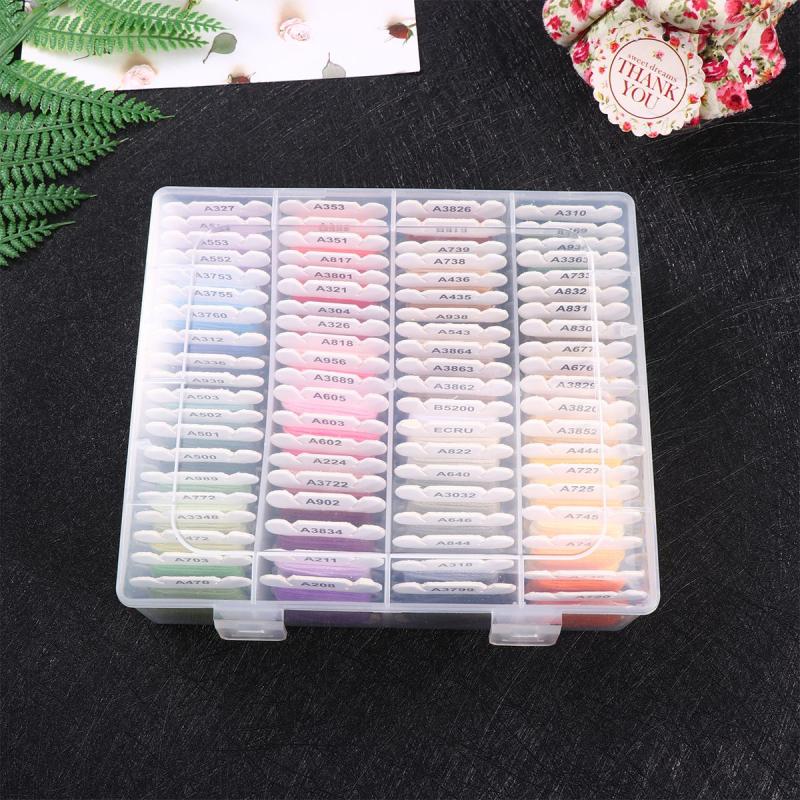 80 Colors 4 Meters Embroidery Thread Set DIY Handmade Accessories Cross Stitch Thread Insole Embroidery Thread DIY Sewing Use