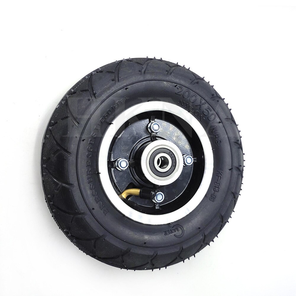 Neumáticos para patinete eléctrico de 200x50, con cubo de rueda, neumático de aleación de aluminio para vehículo Scooter Eléctrico de 8 pulgadas