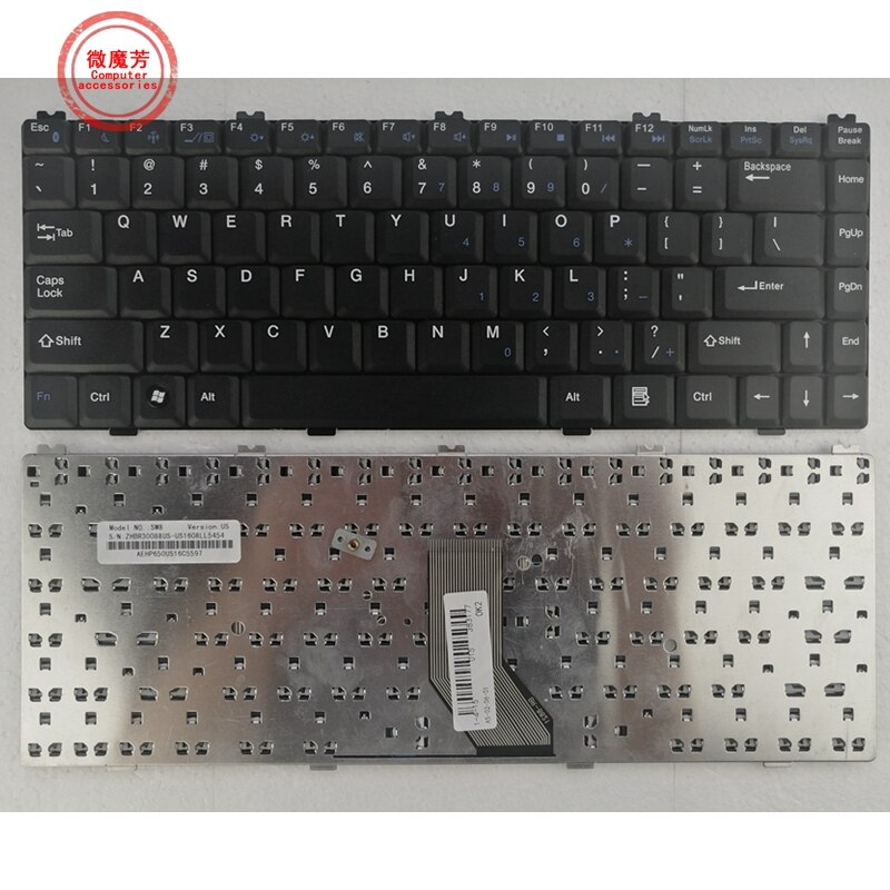 Laptop keyboard for HASEE SW8 HP630 HP640 HP640 HP550 HP560 d4 HP660 D5 US English: US