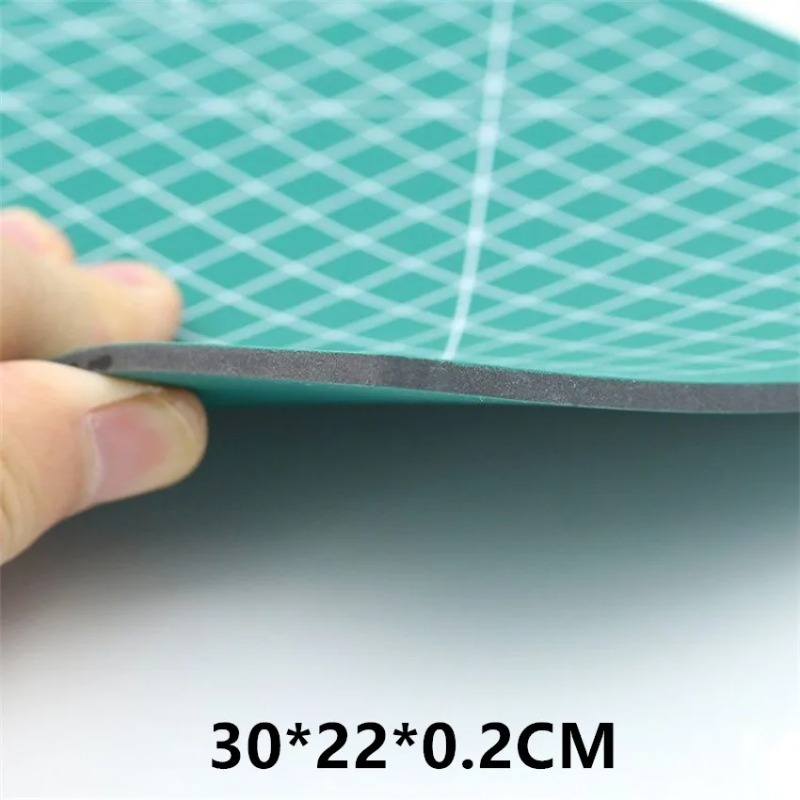 Tischtennisschläger, Gummi-Schneidebrett, Schneidmesser, Schneidematte, 30 x 22 cm, für selbstgemachte Klingeln-Pong-Schläger