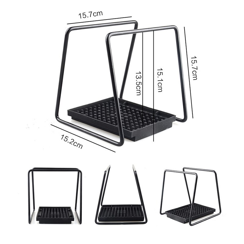 Supporto In Legno Per Gocciolatore Caffè – Porta Filtro Rotondo Per Tazze, Diametro 10,9 Cm, Portatile