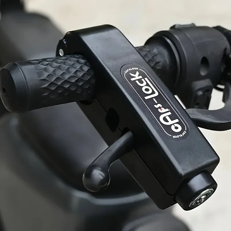 Mini Electric Vehicle Bike Anti-Theft Lock Set Bicycle Brake Handlebar Grip Cycling Horn Throttle Lock for Scooter Motorcycle