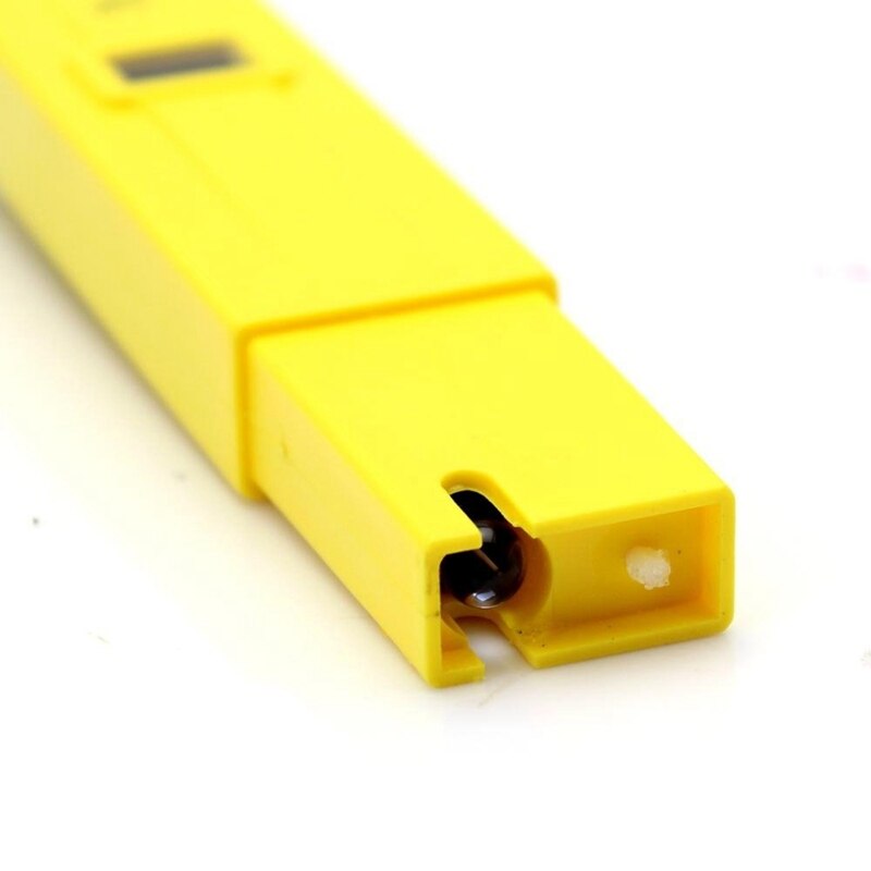 Yellow With Black Ph Meter Tester Screwdriver Water LCD Monitor Pen Aquarium