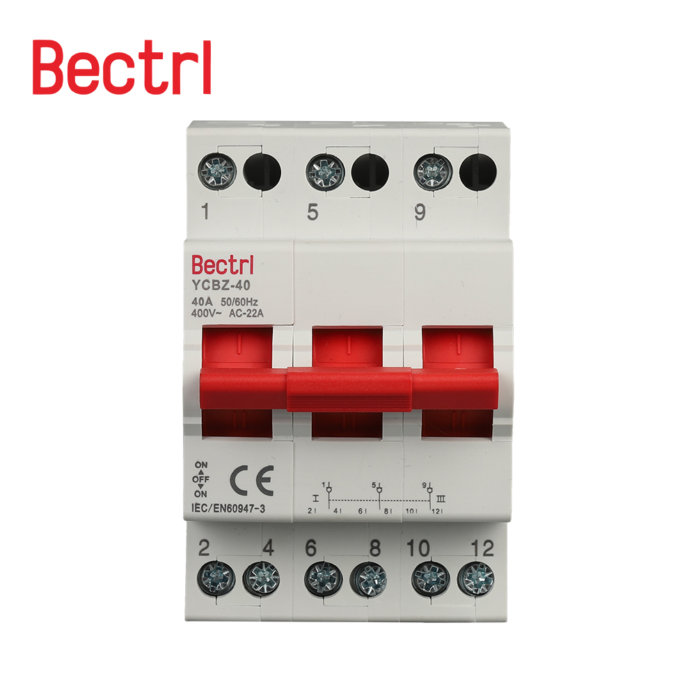 Interruptor de cambio 1/2/3/4P 40A/63A 50/60Hz seccionadores interruptor carga y romper el circuito seguridad residencial del hogar