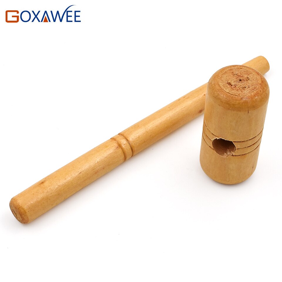 Goxawee 1Pc Houten Hamer Veilig Power Verminderd Multi-purpose Hand Hamer Gereedschap Voor Hardware Reparatie Sieraden Diy Gereedschap