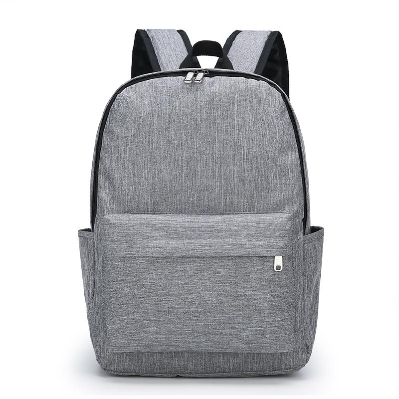 Menn laptop ryggsekk vanntett ryggsekk mannlig reise bagpack grå farge college skolesekk for tenåringsgutter mochila masculina: Default Title