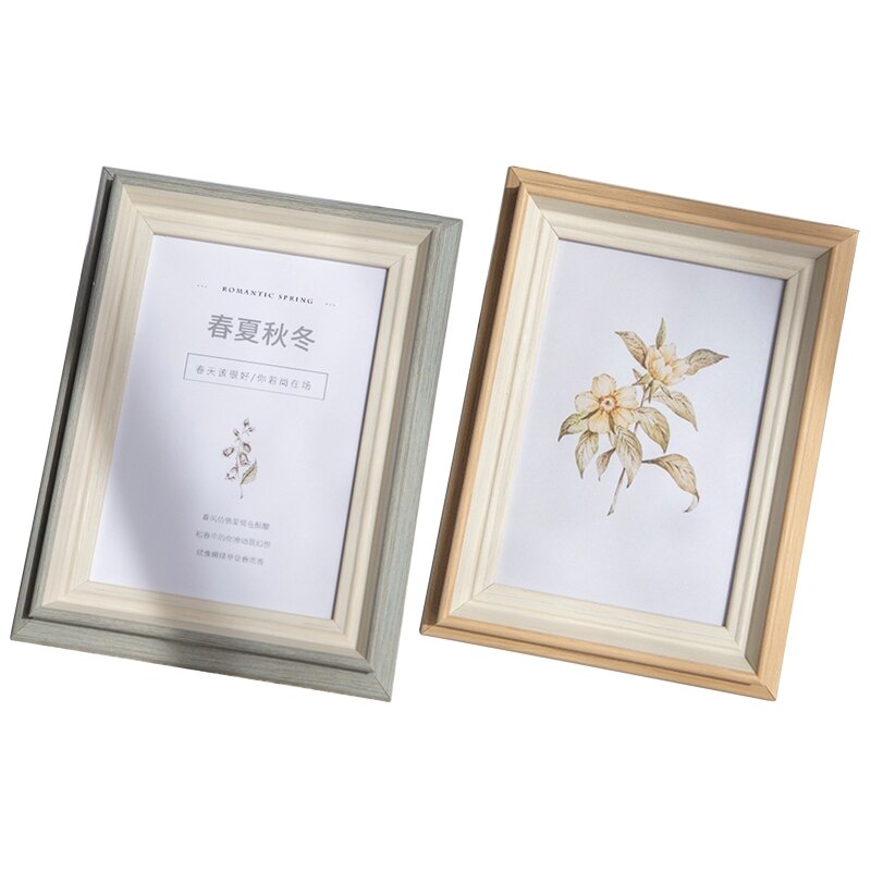 Plastic Photo Frame 6in/7in/A4 Size Picture Frame Table Decor Supplies