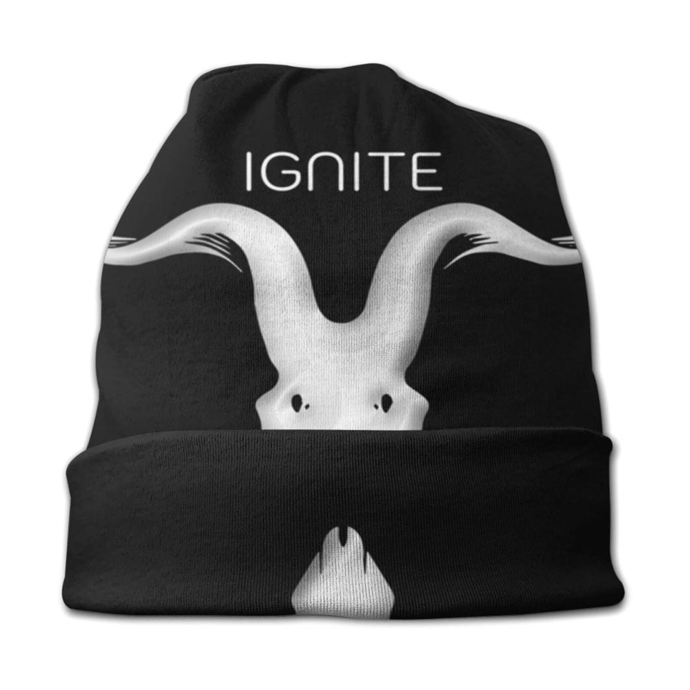 Ignite-gorro de punto de cabra para hombre y mujer, gorro informal de Hip-Hop, Logo Dan Bilzerian, Cannibus de cabra, cáñamo, Unión de humo, Blunt Business Co
