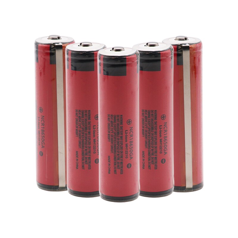 Original 18650 GA 3.7 v 3500mah 18650 Lithium Rechargeable Battery Welding with Protection (PCB) batteries