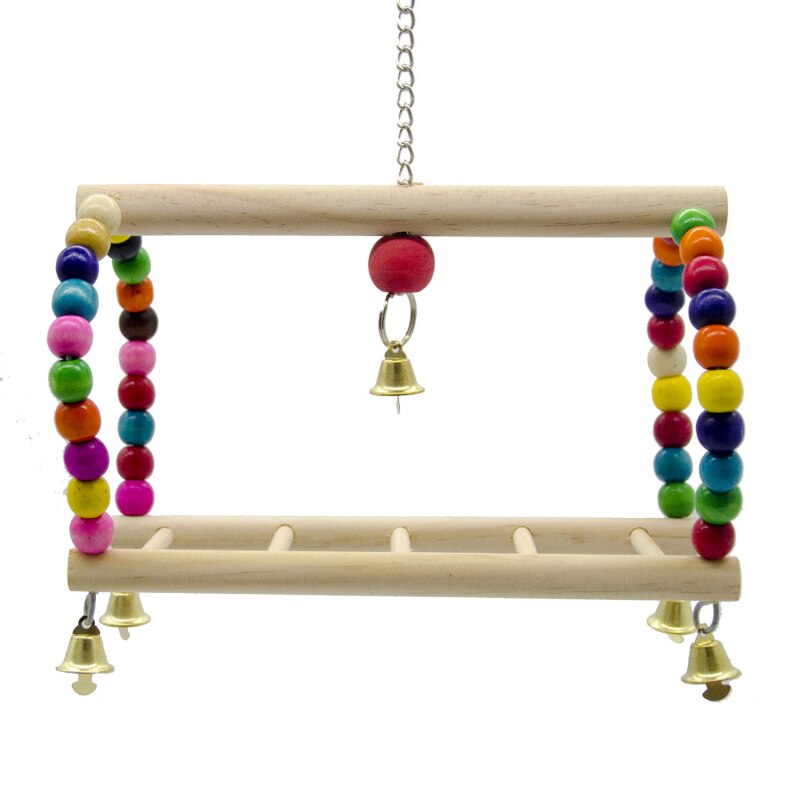 Illustration of Rope And Wooden Beam Macaw Parrot Bird Roost