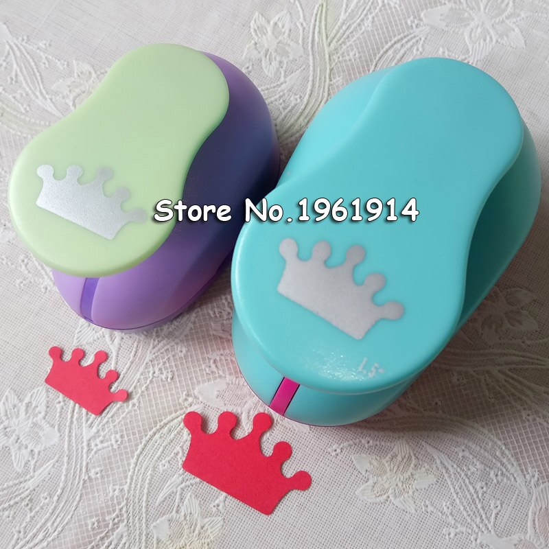 2pcs(5.0cm,2.5cm) crown shape craft punch set Punch Craft Scrapbooking school Paper Puncher eva hole punch