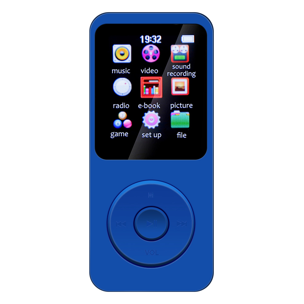 1,8-calowy odtwarzacz MP3 typu C Przenośny odtwarzacz muzyczny Bluetooth 5.0 Obsługa e-booków Nagrywanie sportowe Radio FM dla dzieci Sport: green