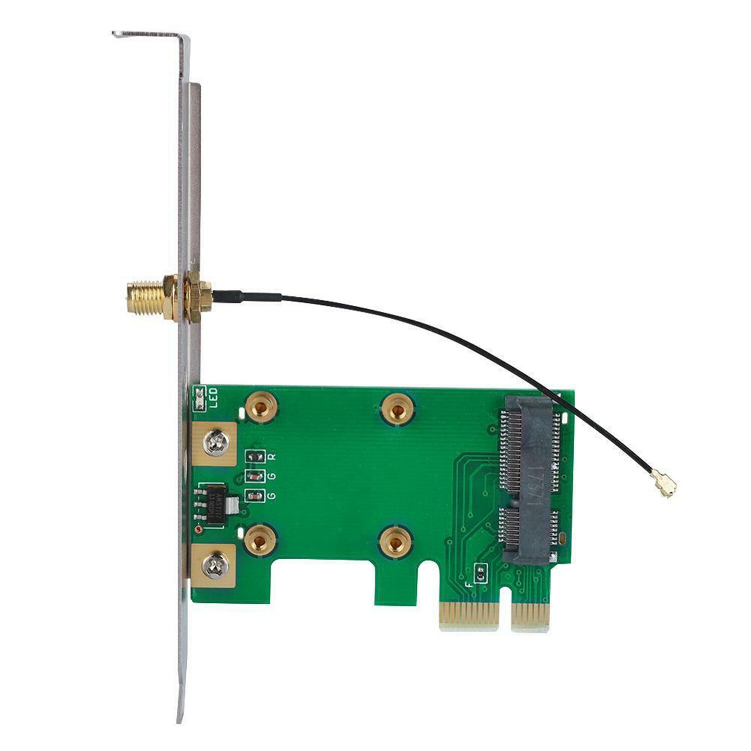 Wireless Wifi Network Card Mini Pci-E To Pci-E Adapter Convertor Card Desktop Gm