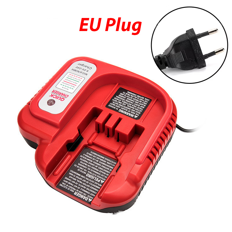 BDFC240 Fast Charger For Black & Decker 18V 14.4V 12V 9.6V 24V NiCD NiMH Battery: black