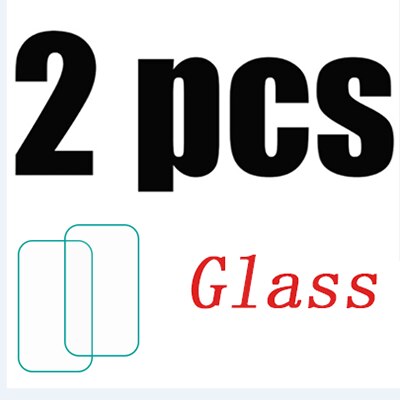 強化ガラステクノpouvoir 4ガラス保護フィルムテクノPouvoir4 proのスクリーンプロテクターカバー: 2PCS Glass / Pouvoir 4 