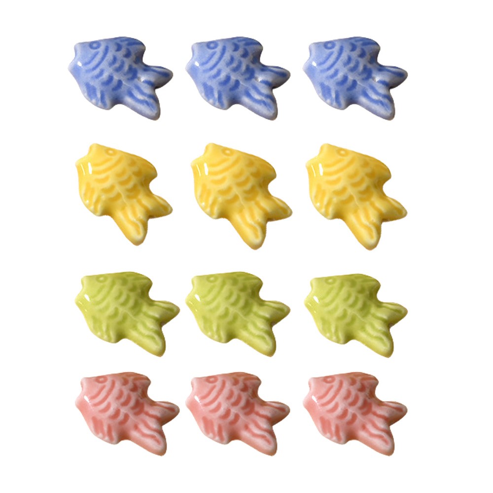 5 pçs 15x19mm contas de peixe cerâmica artesanal para diy pulseiras colar jóias fazendo acessórios suprimentos ornamentos peças artesanato