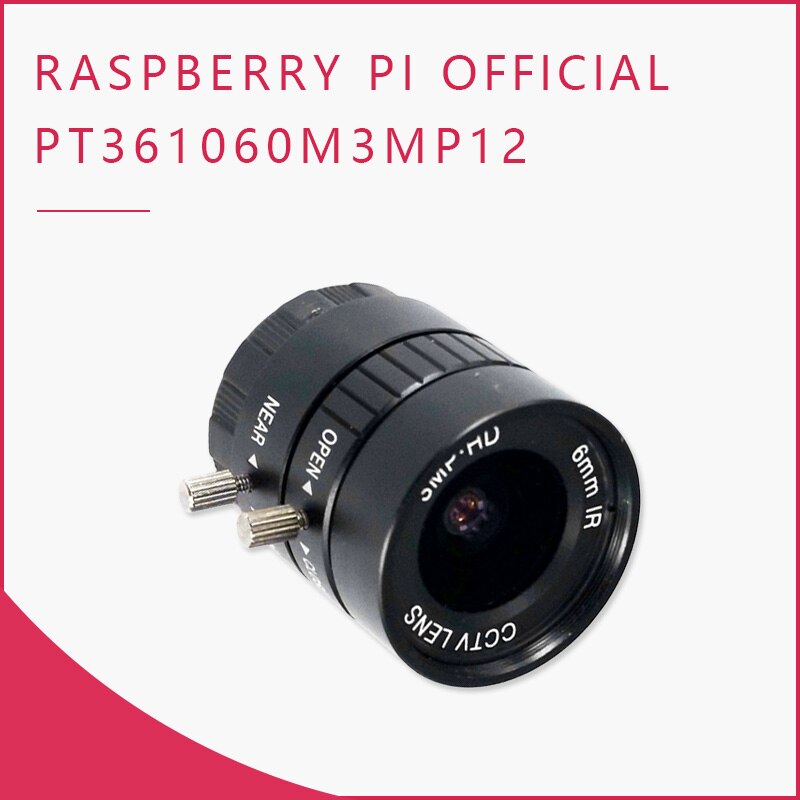 Raspberry Pi – caméra HQ 12,3 mp, Sony IMX477, , capteur compatible avec les objectifs c-et c-mount: PT361060M3MP12
