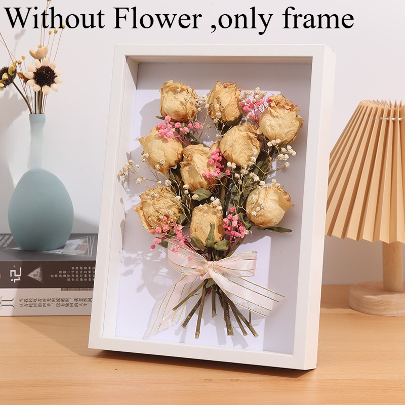 3/5 cm tiefer, transparenter Schattenkastenrahmen, Blumenstrauß-Display, Blumenkoffer, tief für Bastelarbeiten, 3D-Bild, Erinnerungsstücke, Memory, Holztischplatte: Anderes / plum