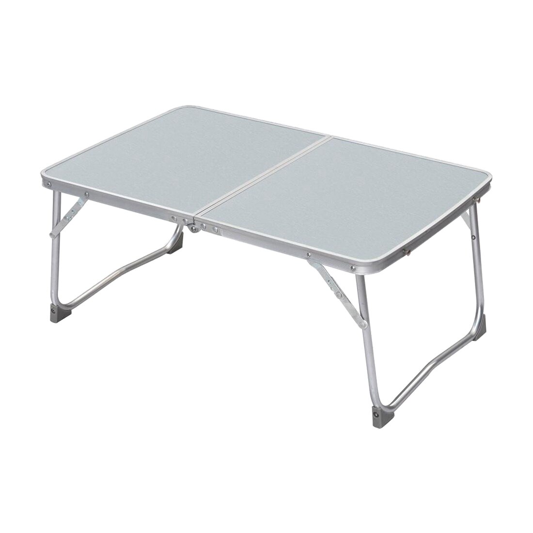 Silver White Small 62x41x28cm/24.4x16.1x11" PC Laptop Table Bed Desk Camping