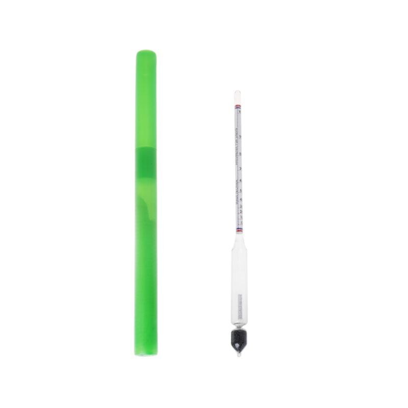 Medidor de concentração do vinho do medidor 0-100 do álcool alcoho das ferramentas ajustadas da garrafa de medição do vintage do verificador do hydrometer