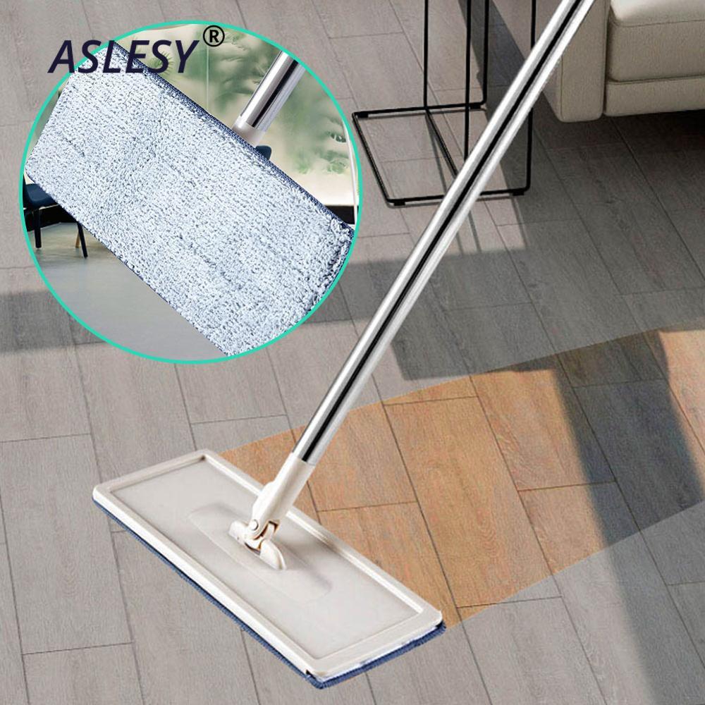 2 in 1 platte knijp automatische dweil emmer vermijd handwas vloerreiniger magische dweil spin zelfreinigende luie dweil huishoudgereedschap