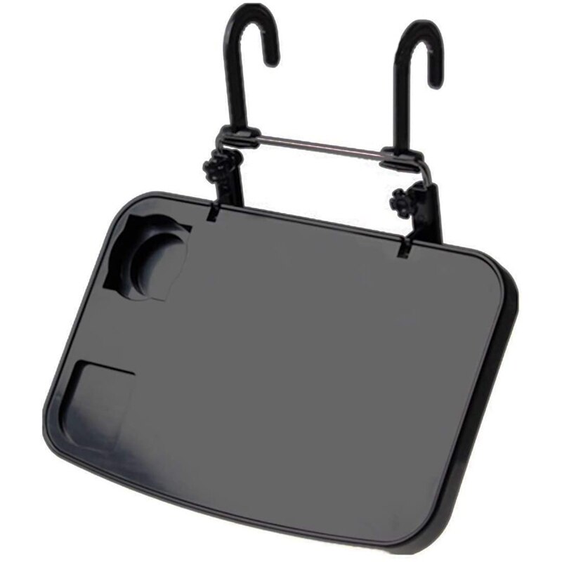 Draagbare hangende laptoplade voor in de auto, opvouwbare bekerhouder voor op de achterbank, multifunctioneel stuurwiel, laptopbeugel voor op de achterbank