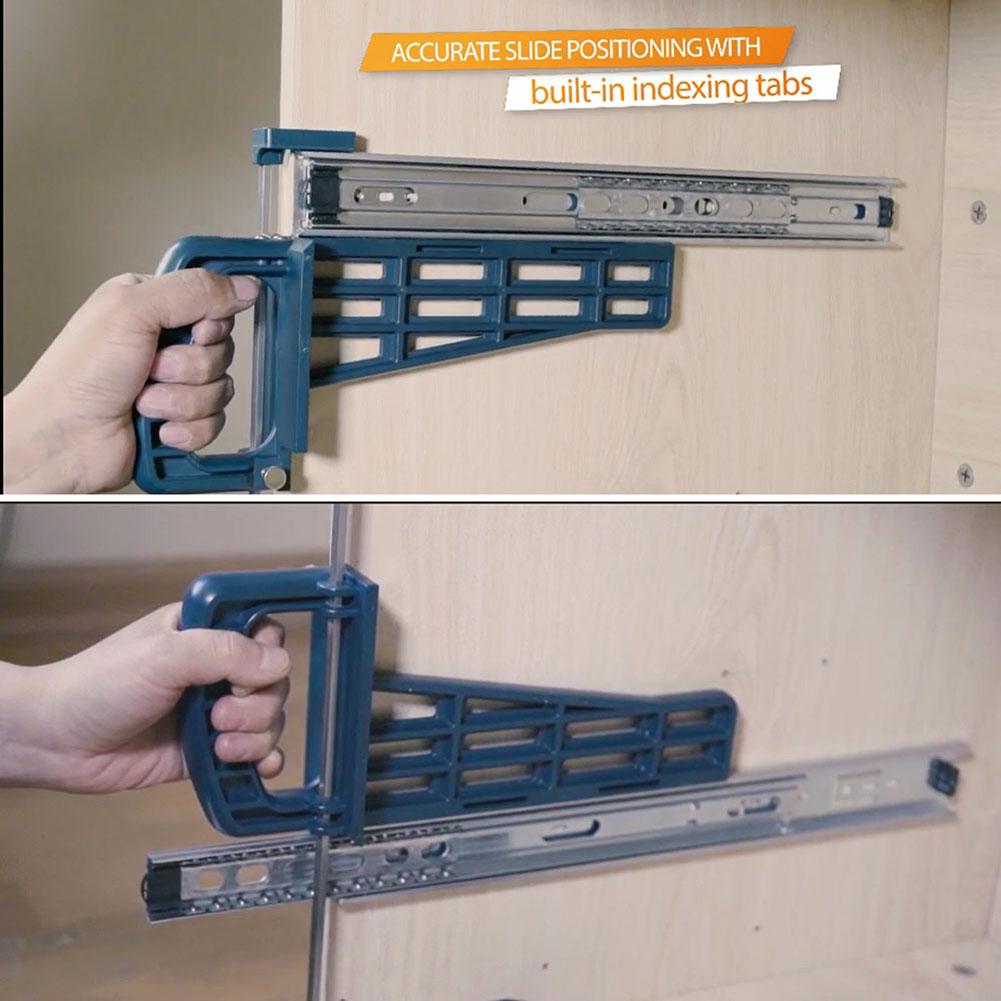 4 Stks Lade Front Installatie Klemmen, Rvs Montage Bevestiging Clip Voor Kast Reparatie Houtbewerking Meubels Hardware Jig