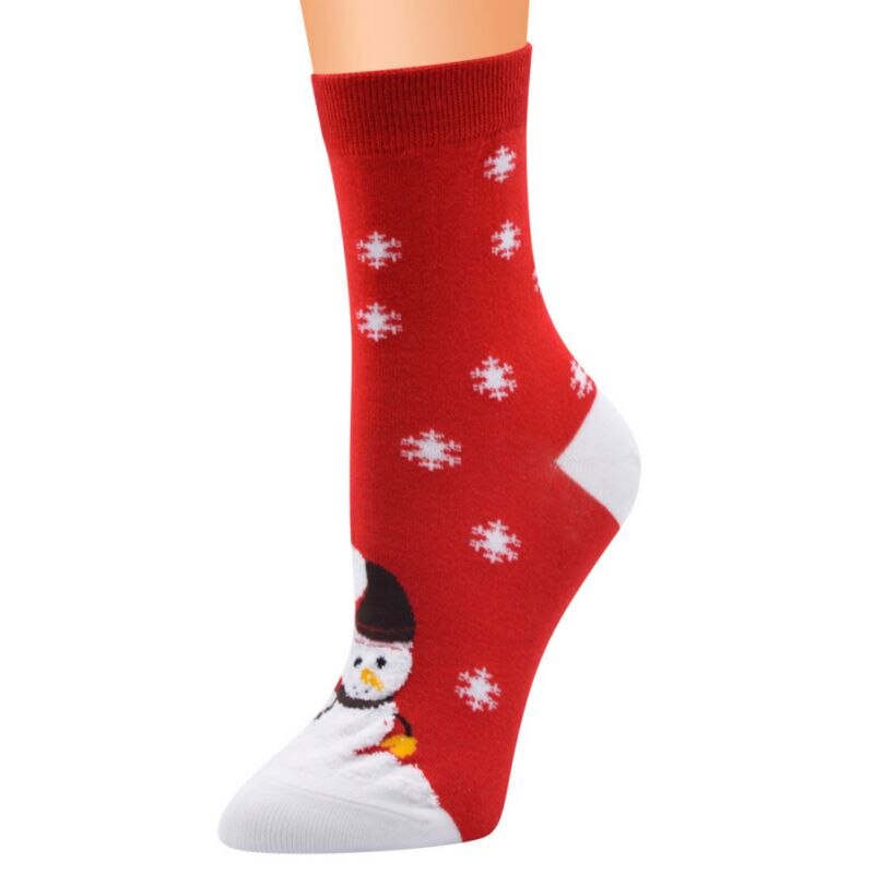Christmas Autumn Winter Warmer Socks Cute Cartoon Socks For Unisex Leisure Comfortable Middle Tube Socks