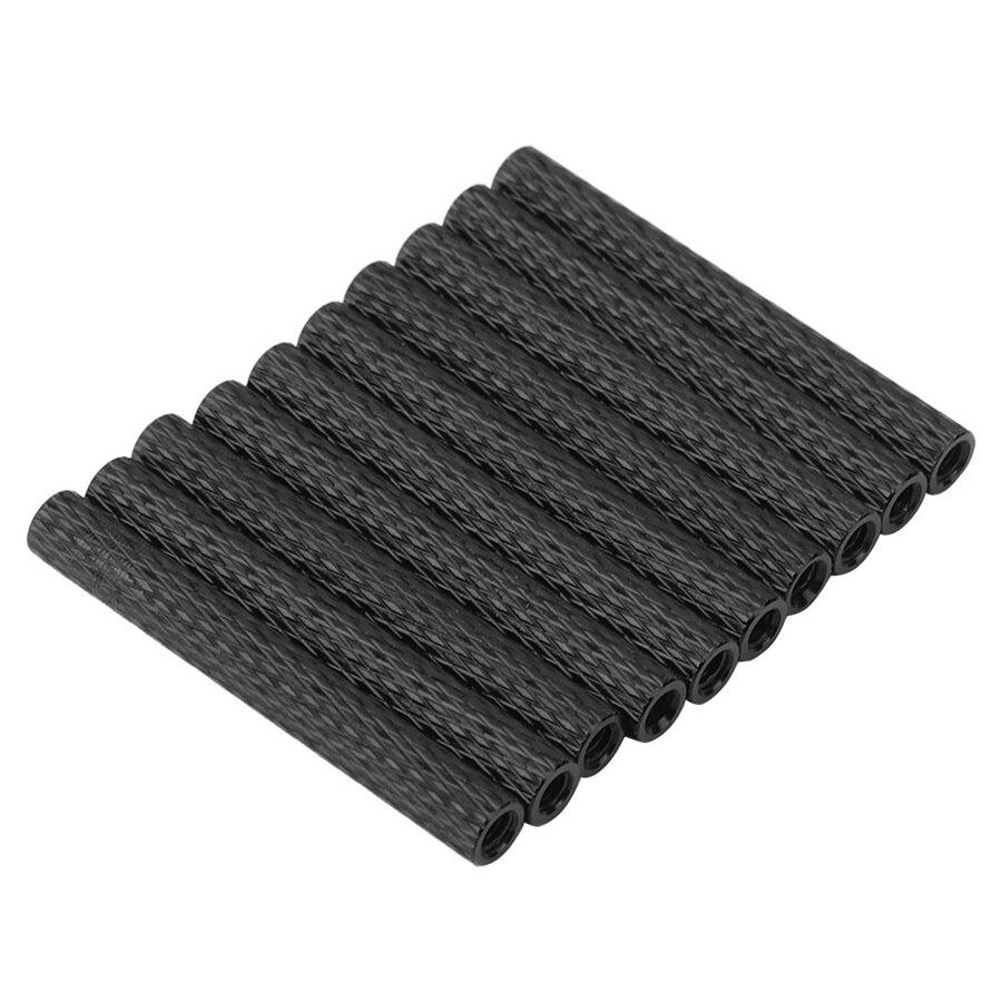 Kit helicoil inserto de acero inoxidable para herramientas de reparación de hardware 10 Uds M3x40 separador redondo de columna de aluminio perno espaciador
