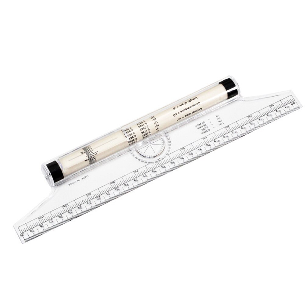 Multi-purpose Rolling Ruler for drawing Angle Parallel Ruler Universal Foot Angle Rule Balancing Scale Drawing Reglas