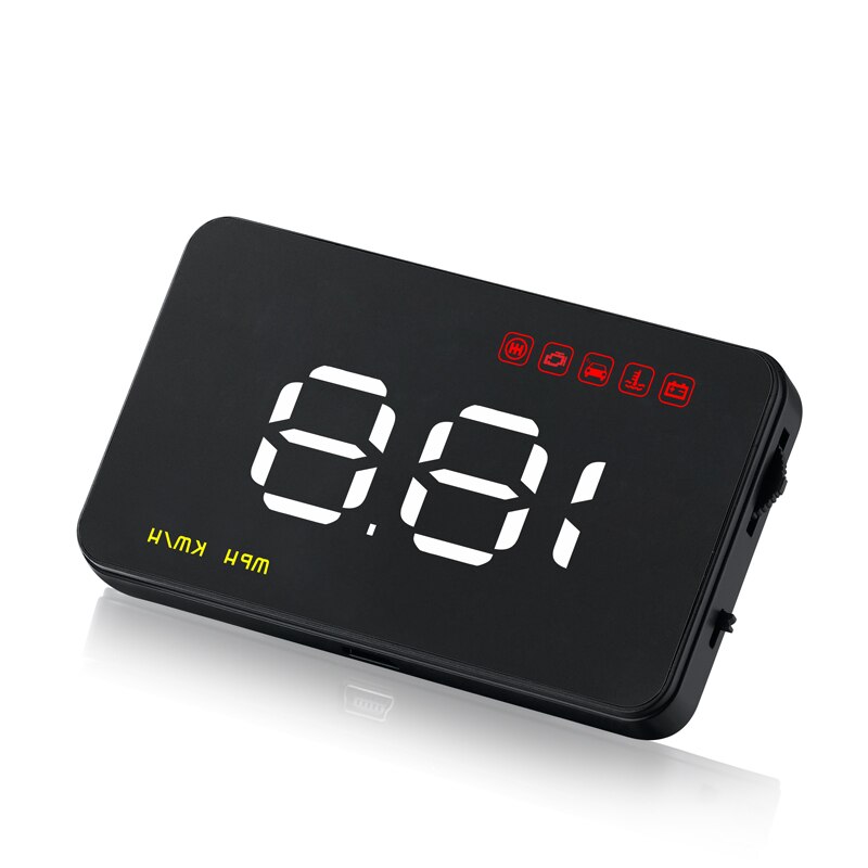A1000 Car HUD OBD II Head Up Display Overspeed Warning System Projector Windshield Auto Electronic Voltage Alarm Car Styling