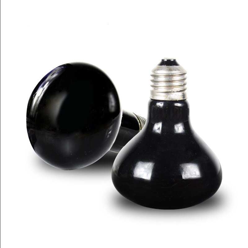Reptile Tortoise Halogen Lamp Uva Night Light Heating Lamp Moonlight Heating Lamp 25W/50w/75W/100W Reptile Night Light: 50W