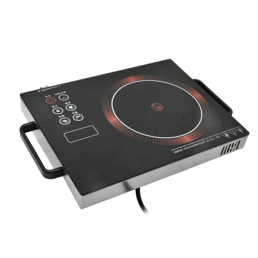 2200W Touch Control Waterproof Mini Electric Ceramic Stove Induction Cooker Microcrystalline Panel No Radiation Cooktop 220V