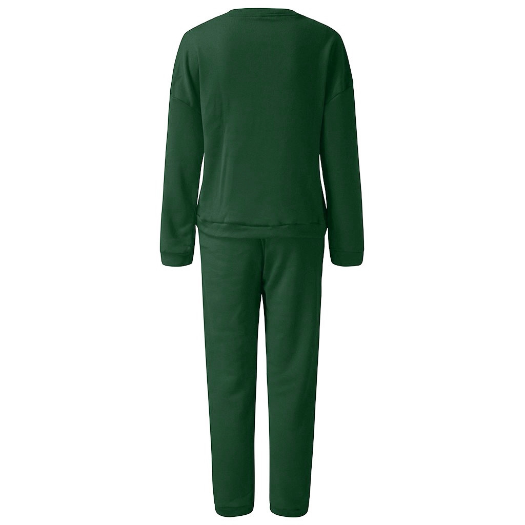 Conjunto deportivo sólido de manga larga de otoño para mujer, mallas deportivas azules para gimnasio, ropa deportiva sin costuras, conjunto de Tops y pantalones # g2