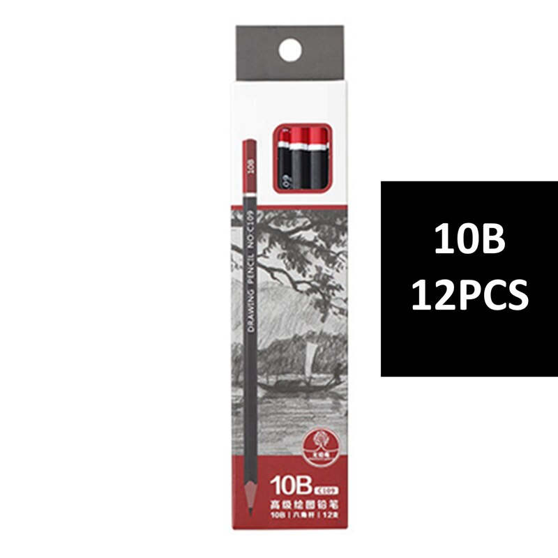 12 PCS/Pack Drawing Set Pencil Stationery Store Office School Art Supplies Painting Sets For Artist`s Tools: 10B