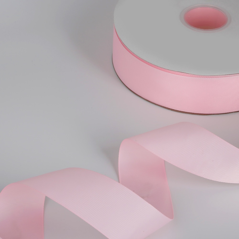 Roze kleur 5 yards/lot 7mm/10mm/15mm/20mm/25mm/38mm voor kiezen grosgrain lint voor bruiloft decoratie & diy cadeaupapier