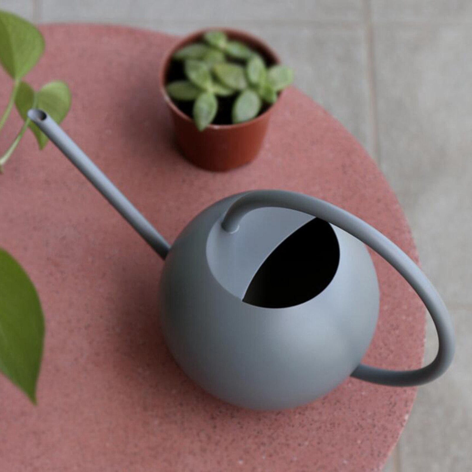 Garden Watering Can Long Spout Watering Pot Garden Water Can for Houseplants: Gray