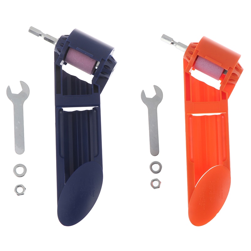 1set Portable 2-12.5mm Drill Bit Sharpener Corundum Wheel Drill Sharpener Grinding Wheel For Tools For Drill Sharpener