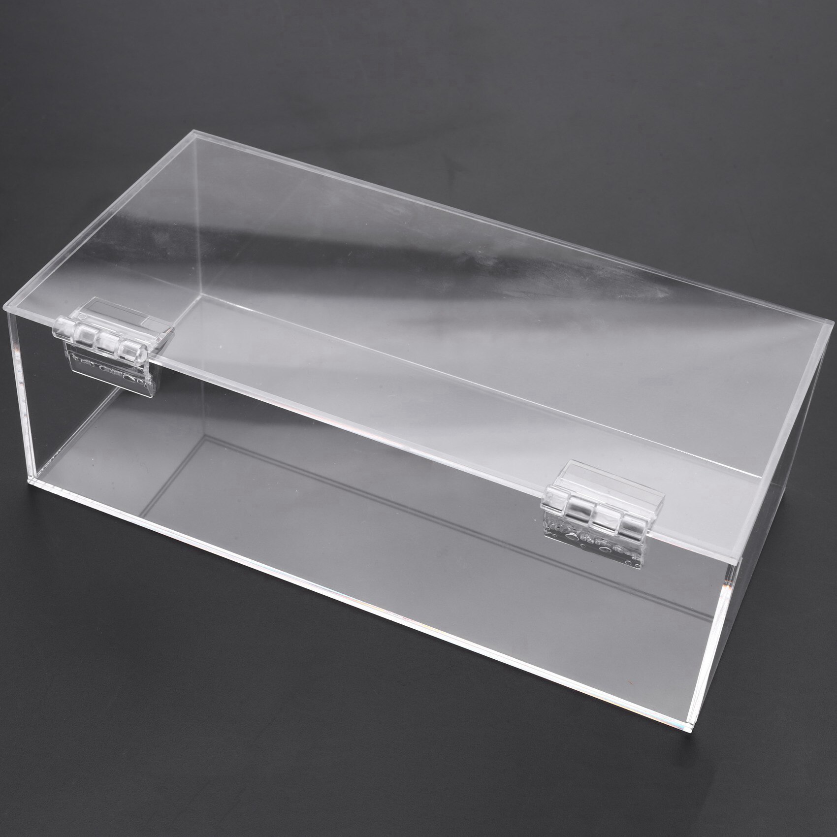 Nonporous Acrylic Clear Tissue Box Disposable Mask Storage Box Gloves Dustproof Organize Box