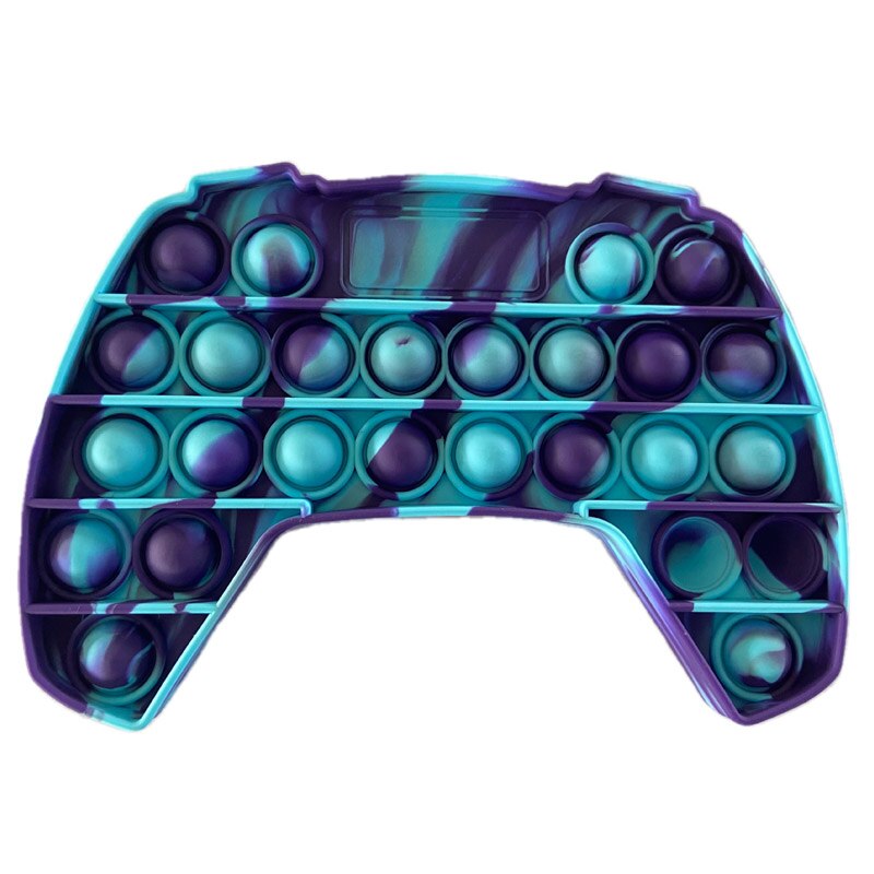 Push Up Bubble Kids Simple Dimple Fidget Toy Adult Antistress Hand Gamepad Push Pop Bubbles Sensory Toys Children Autism: 1bluePurple