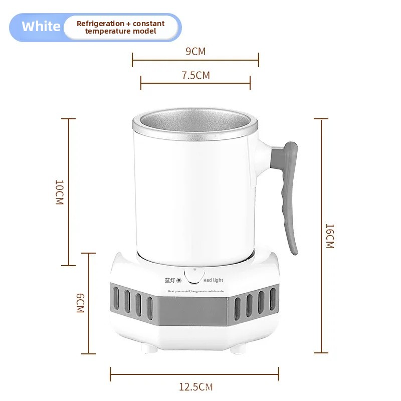 Quick Cooling Cup Beverage Physical Cooling Ice Making Heating Office Desktop Cold And Dual Purpose Rapid Cooling Cup: Blue / Single Jar